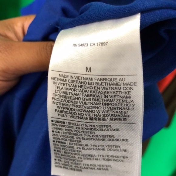 Banana Republic Blue Sleeveless Zip Sheath Dress SZ M - Picture 4 of 5